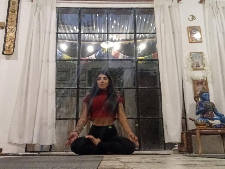 Retrato de Ceci con fondo suavizado