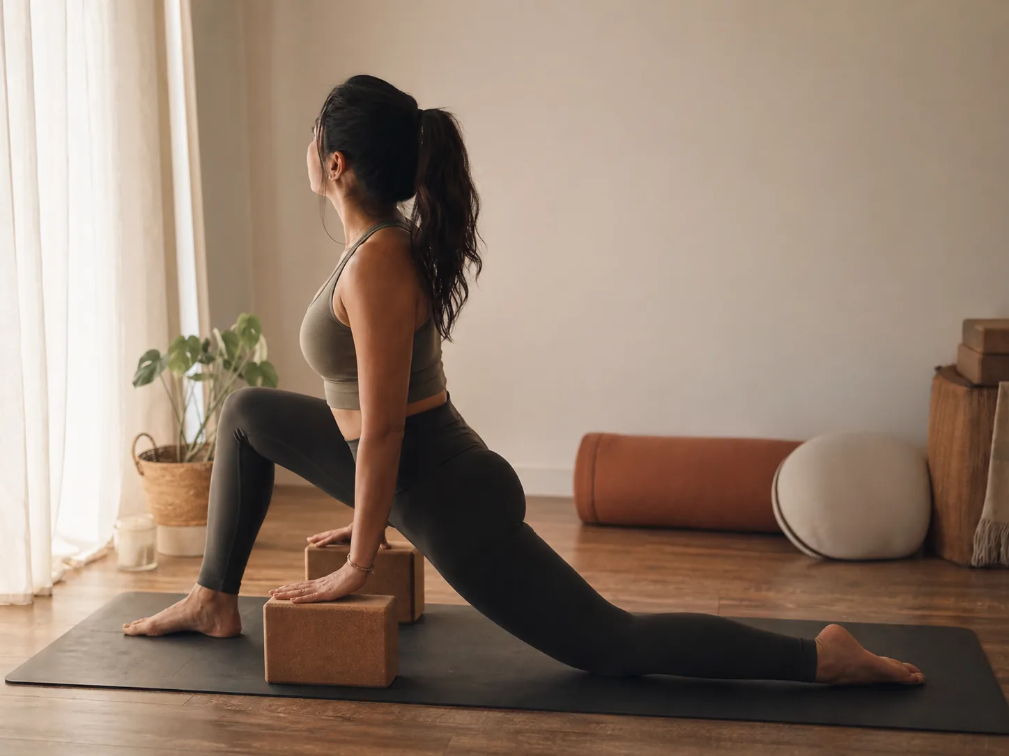 Movimiento suave con soporte en bloques